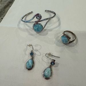 Larimar jewelry.